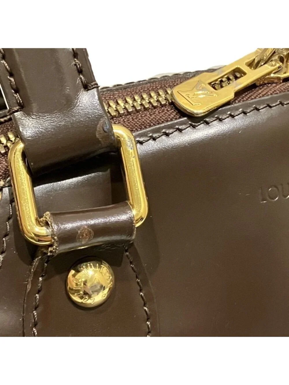 Louis Vuitton Verona PM Damier Handbag Canvas